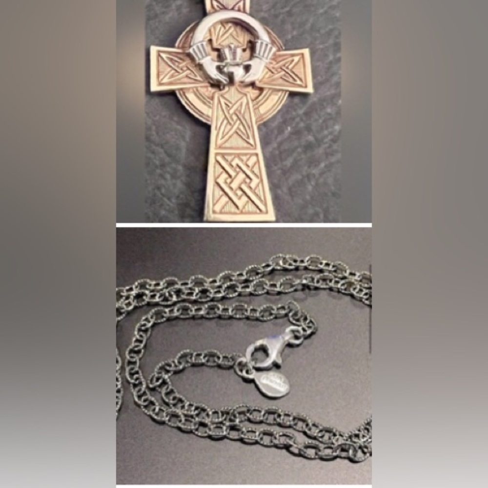 BARSE Textured Links Sterling Silver Necklace 20” - Picture 10 of 10